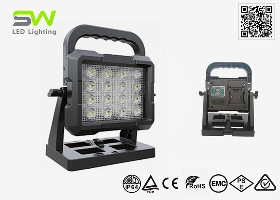 Przenośny 18V Bosch Ryobi Dewalt Akumulacja światło świetlne 50W 5000 lumenów