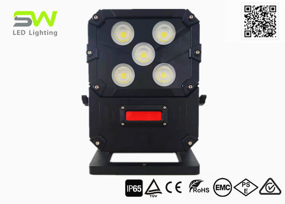 100W COB LED 5000 lumenów Przenośne reflektory LED zasilane baterią litową
