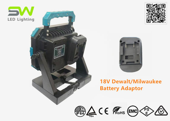 Wysokiej mocy 60W LED ręczna robota światło statywu zamontowane 18V bateria narzędzia energetycznego