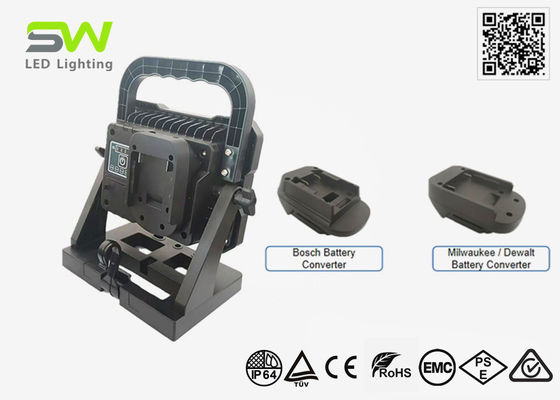 Przenośny 18V Ryobi Dewalt Akumulacja światło świetlne 50W 5000 lumenów