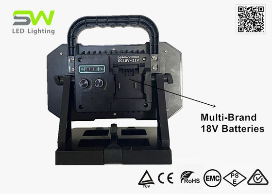 6000 Lumen Przenośne światło 18V z bezstopniową temperaturą koloru