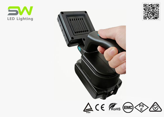 Kompaktowa lampa robocza 25W zasilana akumulatorem 18V Makita, z uchwytem do inspekcji