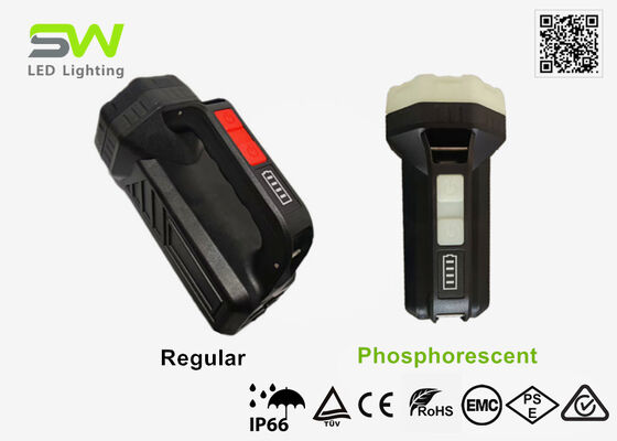 Nocno - świecący, ręczny reflektor, ochrona przeciwpożarowa IP66 wodoodporny