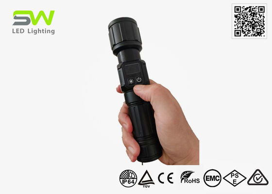 Zoomable LEP Torch Light With Magnets and COB Flood Work Light For Multi Uses