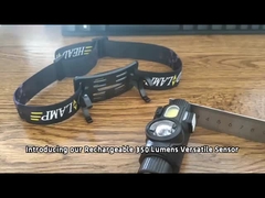 Światło wielofunkcyjne z czujnikiem ruchu z magnetyczną zaciską kieszonkową